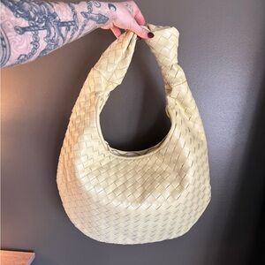 Melie Bianco large knotted shoulder bag